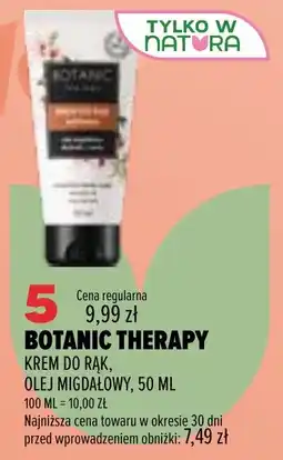 Drogerie Natura Botanic Therapy Krem do rąk, olej migdałowy oferta