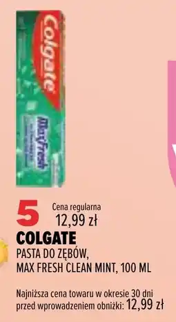 Drogerie Natura Colgate Pasta do zębów, Max Fresh Clean Mint oferta