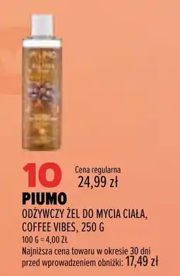 Drogerie Natura Piumo Odżywczy Żel do Mycia Ciała, Coffee Vibes oferta