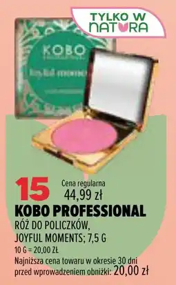 Drogerie Natura Kobo Professional Róż do policzków, Joyful Moments oferta