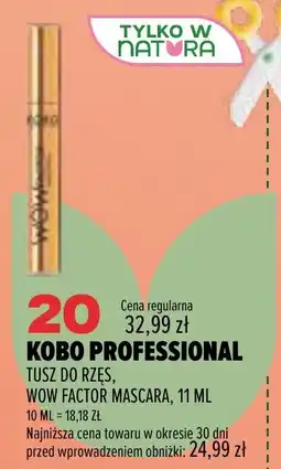 Drogerie Natura Kobo Professional Tusz do rzęs, Wow Factor Mascara oferta