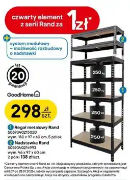 Castorama Regał metalowy Rand oferta
