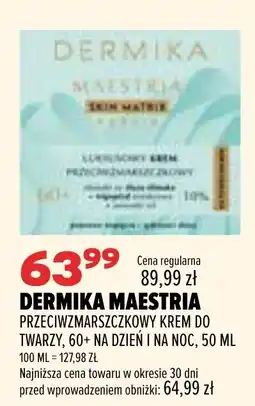 Drogerie Natura DERMIKA MAESTRIA PRZECIWZMARSZCZKOWY KREM DO TWARZY oferta