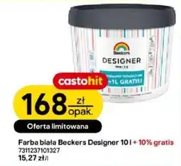 Castorama Farba biała Beckers Designer oferta