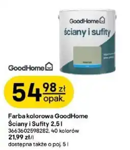 Castorama Farba kolorowa GoodHome Ściany i Sufity oferta