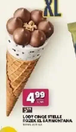 Stokrotka Lody Cinque Stelle Rożek XL Sammontana oferta