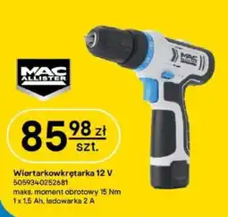 Castorama Wiertarkowkrętarka 12 V MAC ALLISTER oferta