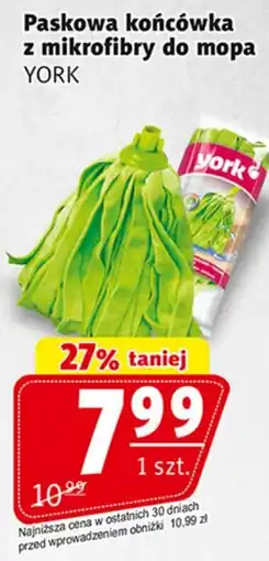 Prim Market Paskowa końcówka z mikrofibry do mopa YORK oferta