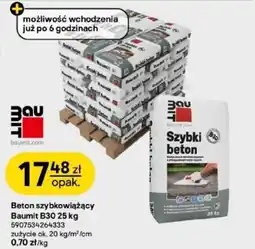 Castorama Szybki beton Baumit oferta