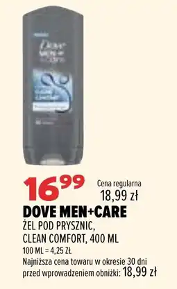 Drogerie Natura Dove Men+Care Żel pod prysznic, Clean Comfort oferta