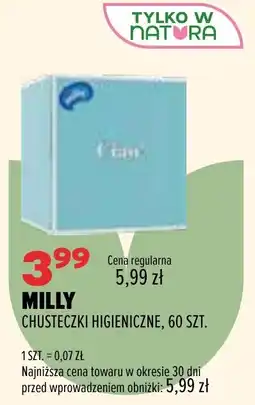 Drogerie Natura Milly Chusteczki Higieniczne oferta