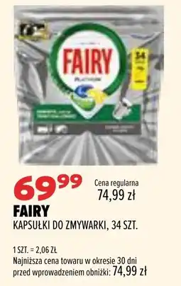 Drogerie Natura FAIRY KAPSUŁKI DO ZMYWARKI oferta