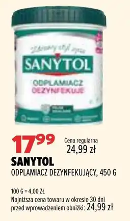 Drogerie Natura Sanytol Odplamiacz Dezynfekujący oferta