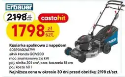 Castorama Kosiarka spalinowa z napędem Erbauer oferta