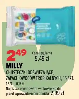 Drogerie Natura Milly Chusteczki Odświeżające oferta