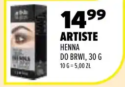 Drogerie Natura Artiste Henna do brwi oferta