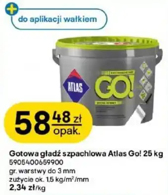 Castorama Gotowa gładź szpachlowa Atlas Go! oferta