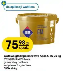 Castorama Gotowa gładź polimerowa Atlas GTA oferta
