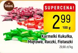 Delikatesy Piotruś Pan Karmelki Kukułka, Miętowe, Raczki, Fistaszki oferta