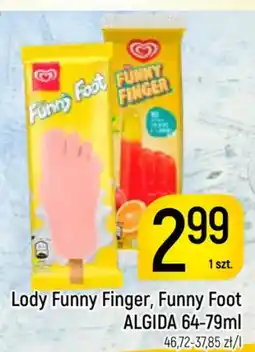 Delikatesy Piotruś Pan Lody Funny Finger, Funny Foot ALGIDA oferta