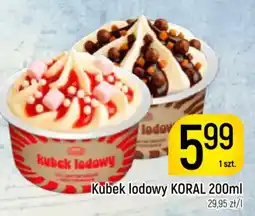 Delikatesy Piotruś Pan Kubek lodowy KORAL oferta
