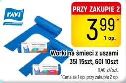 Delikatesy Piotruś Pan Worki na śmieci z uszami RAVI oferta