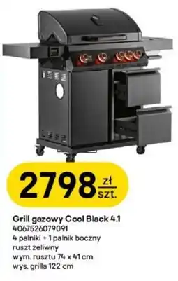 Castorama Grill gazowy Cool Black 4.1 oferta