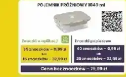 Stokrotka POJEMNIK PRÓŻNIOWY oferta