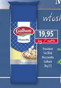 DUO-TES President Ser blok Mozzarella Galbani oferta