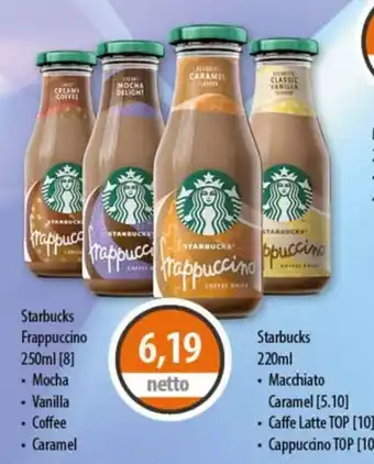 DUO-TES Starbucks Frappuccino oferta