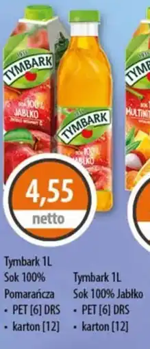 DUO-TES Tymbark Sok 100% Jabłko oferta