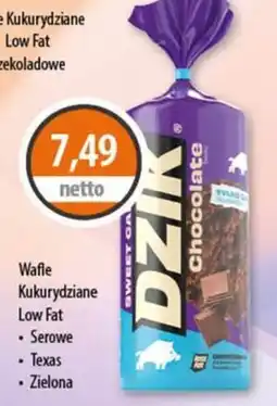 DUO-TES Wafle Kukurydziane Low Fat Dzik Chocolate oferta