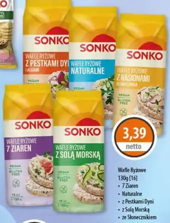 DUO-TES Wafle Ryżowe SONKO oferta