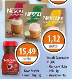DUO-TES Nescafé Cappuccino oferta