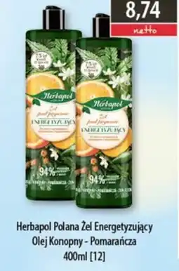 DUO-TES Herbapol Żel Energetyzujący Olej Konopny - Pomarańcza oferta