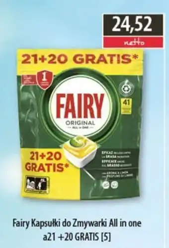 DUO-TES Fairy Kapsulki do Zmywarki All in one oferta