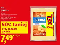 Lidl PILOS Ser gouda w kawałku, XXL oferta