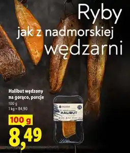 Lidl Halibut wędzony na gorąco, porcje oferta