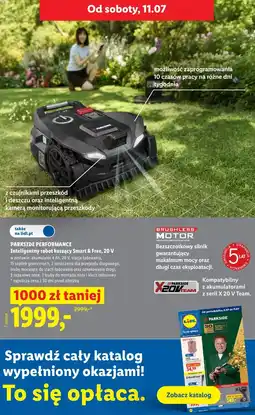 Lidl PARKSIDE PERFORMANCE Inteligentny robot koszący Smart & Free, 20 V oferta