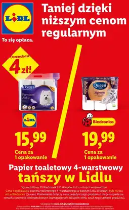 Lidl Floralys Premium Silk Papier toaletowy 4-warstwowy oferta