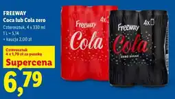 Lidl FREEWAY Coca lub Cola zero oferta
