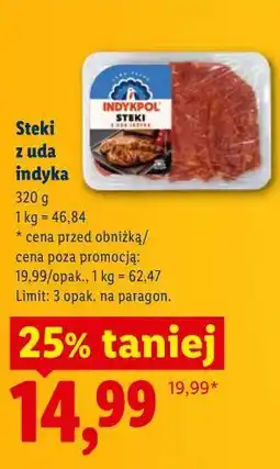 Lidl Indykpol Steki z uda indyka oferta