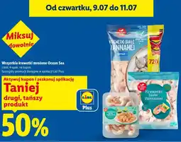 Lidl Wszystkie krewetki mrożone Ocean Sea oferta