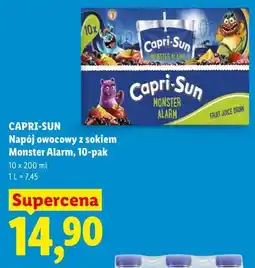 Lidl CAPRI-SUN Napój owocowy z sokiem Monster Alarm, 10-pak oferta