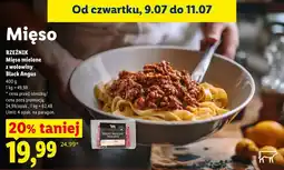 Lidl RZEŹNIK Mięso mielone z wołowiny Black Angus oferta