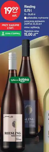 Żabka Riesling Weißer Edelstein oferta