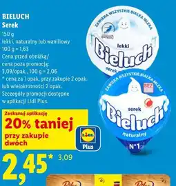 Lidl BIELUCH Serek lekki, naturalny lub waniliowy oferta