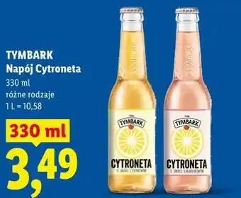 Lidl Tymbark Napój Cytroneta oferta