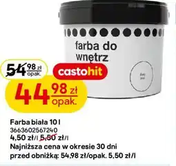 Castorama Farba biała oferta