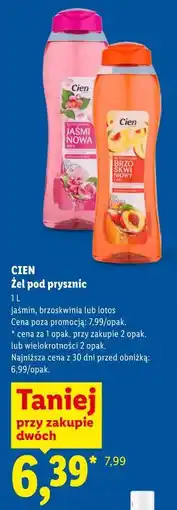 Lidl CIEN Żel pod prysznic oferta